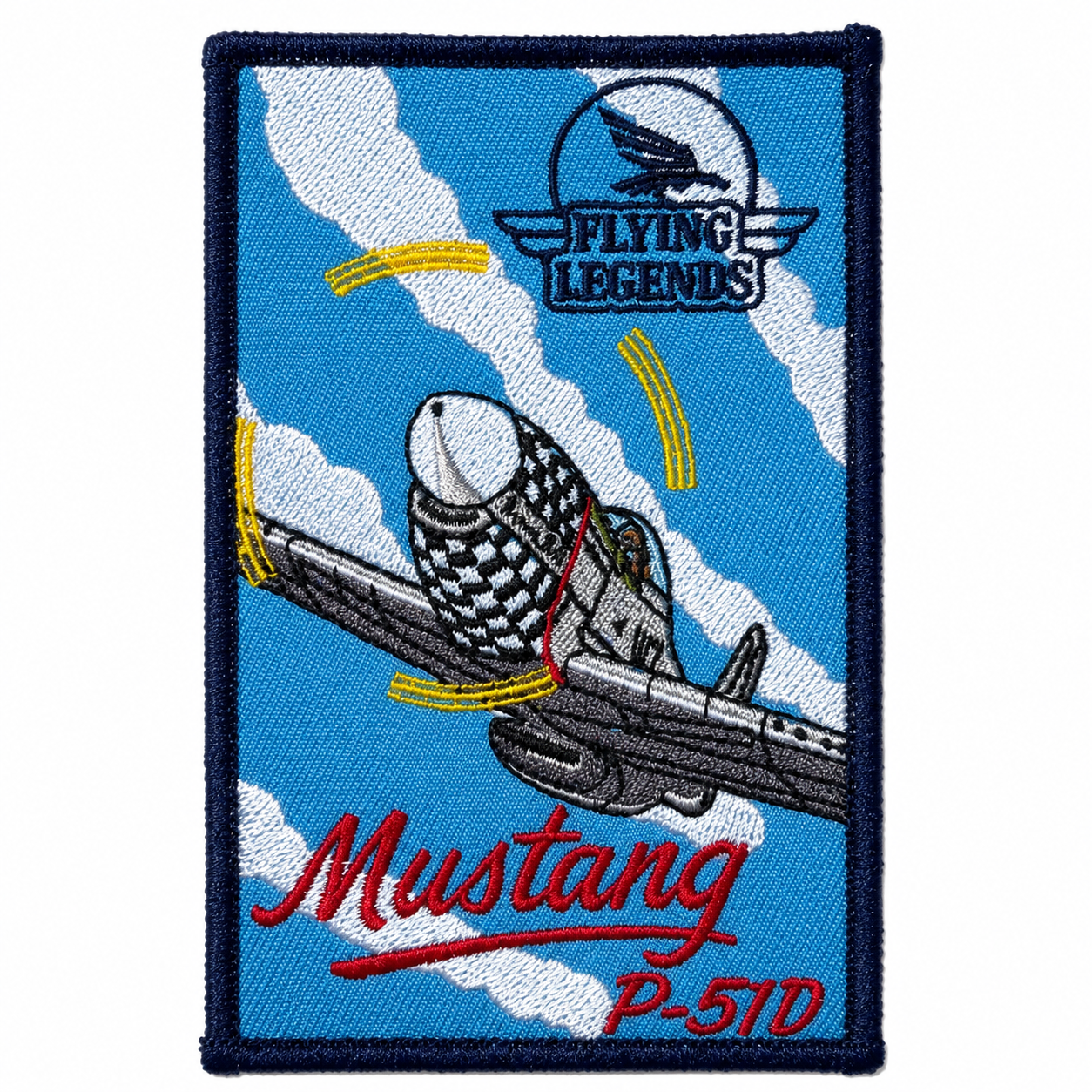 P-51 Mustang Patch (rectangular)